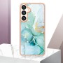 Samsung Galaxy S24 Plus / S25 Plus vihreä marmori suojakuori – huolella viimeistelty tuote lähikuvassa
