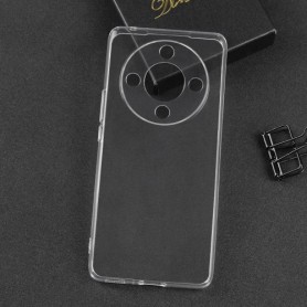 Honor Magic6 Lite 5G läpinäkyvä suojakuori Honor Magic6 Lite 5G läpinäkyvä suojakuori – laadukas rakenne näkyy lähikuvasta