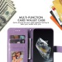 OnePlus 12R violetti mandala suojakotelo – lompakkokotelo tyylikkäästi esillä