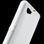 Sony Xperia Z1 Compact valkoinen silikonisuojus.
