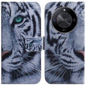 Honor Magic6 Lite 5G valkotiikeri suojakotelo Honor Magic6 Lite 5G valkotiikeri suojakotelo – monipuolinen suojakotelo korttitaskuilla