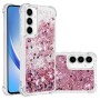 Samsung Galaxy A35 5G pinkki glitter hile suojakuori – kevyt ja ohut suojakuori puhelimen takaosassa