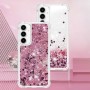 Samsung Galaxy A35 5G pinkki glitter hile suojakuori – minimalistinen mutta tehokas suoja