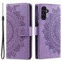 Samsung Galaxy A55 5G violetti mandala suojakotelo