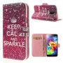 Samsung Galaxy S5 keep calm puhelinlompakko