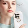 OnePlus 12 5G valkoinen sormuspidike suojakuori