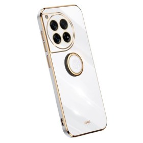 OnePlus 12R valkoinen sormuspidike suojakuori – istuu täydellisesti puhelimen muotoihin