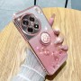 OnePlus 12R ruusukulta glitter kukka sormuspidike suojakuori