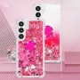 Samsung Galaxy S24 Plus / S25 Plus pinkki glitter hile sormuspidike suojakuori