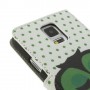 Samsung Galaxy S5 söpö vihreä pöllö puhelinlompakko