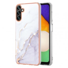 Samsung Galaxy A55 5G valkoinen marmori suojakuori Samsung Galaxy A55 5G valkoinen marmori suojakuori – kaunis kuori esillä tuotekuvassa