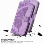 OnePlus 12R violetti perhonen suojakotelo