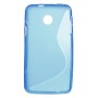 Huawei Ascend Y330 sininen silikonisuojus.
