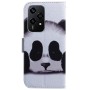 Honor 200 Lite 5G valkoinen panda suojakotelo – monipuolinen suojakotelo korttitaskuilla
