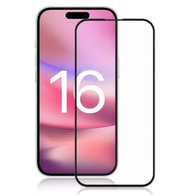 iPhone 16 Full Cover panssarilasi – iskunkestävä lasi lähikuvassa