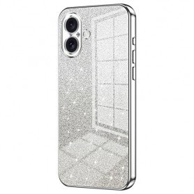iPhone 16 hopea glitter suojakuori iPhone 16 hopea glitter suojakuori – ohut ja tyylikäs suojakuori esillä