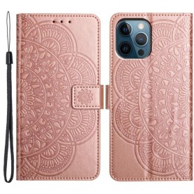 iPhone 16 Pro ruusukulta mandala suojakotelo iPhone 16 Pro ruusukulta mandala suojakotelo – kotelon saa suljettua kätevällä magneettikiinnityksellä