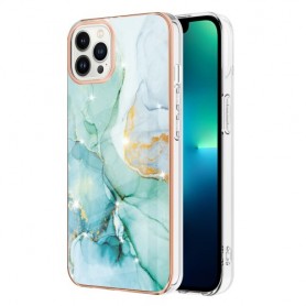 iPhone 16 Pro vihreä marmori suojakuori iPhone 16 Pro vihreä marmori suojakuori – laadukas rakenne näkyy lähikuvasta