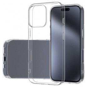 iPhone 16 Pro ohut läpinäkyvä suojakuori iPhone 16 Pro ohut läpinäkyvä suojakuori – laadukas rakenne näkyy lähikuvasta