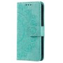 Samsung Galaxy A16 mintunvihreä mandala suojakotelo – käytännöllinen kotelo arjen tarpeisiin