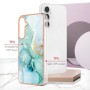 Samsung Galaxy S24 FE vihreä marmori suojakuori – joustvasta ja kestävästä muovista valmistettu suojakuori