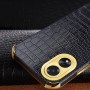 Oppo A18 / A38 musta krokotiili suojakuori – huolella viimeistelty tuote lähikuvassa