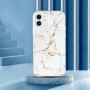 iPhone 12 mini valkoinen marmori suojakuori – minimalistinen mutta tehokas suoja