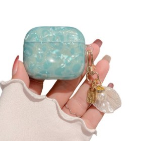 AirPods 4 kotelon suojakuori, mintunvihreä riipuskorulla – ohut ja tyylikäs suojakuori esillä