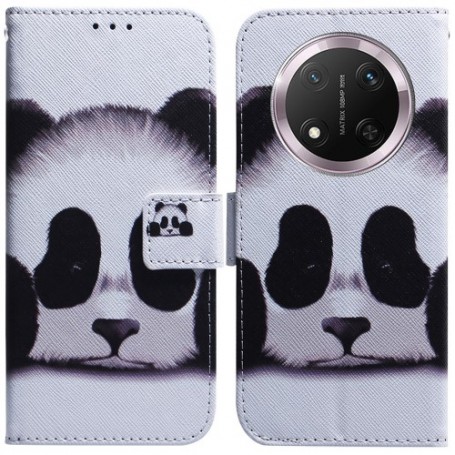 Honor Magic7 Lite 5G valkoinen panda suojakotelo – kotelon saa suljettua kätevällä magneettikiinnityksellä
