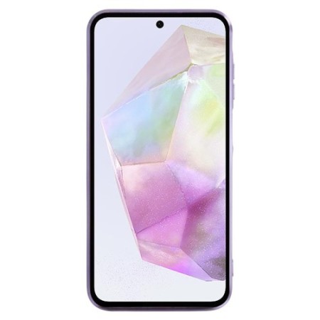 Samsung Galaxy A36 lila glitter kukka sormuspidike suojakuori – ohut ja tyylikäs suojakuori esillä