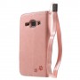 Galaxy J1 vaaleanpunainen kissa puhelinlompakko