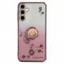 Samsung Galaxy A36 ruusukulta glitter kukka sormuspidike suojakuori – minimalistinen mutta tehokas suoja