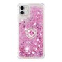 iPhone 11 pinkki glitter sormuspidike suojakuori – minimalistinen mutta tehokas suoja