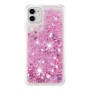 iPhone 11 pinkki glitter suojakuori – huolella viimeistelty tuote lähikuvassa