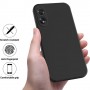 Oppo A18 / A38 musta silikoni suojakuori