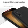 Oppo A18 / A38 musta silikoni suojakuori
