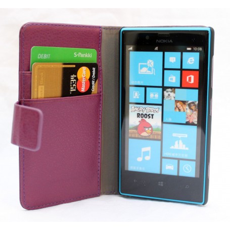 Lumia 720 violetti lompakkokotelo