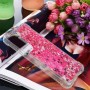 Samsung Galaxy S23 5G pinkki glitter hile suojakuori – laadukas rakenne näkyy lähikuvasta