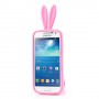 Galaxy S4 mini pinkki pupu silikonisuojus.