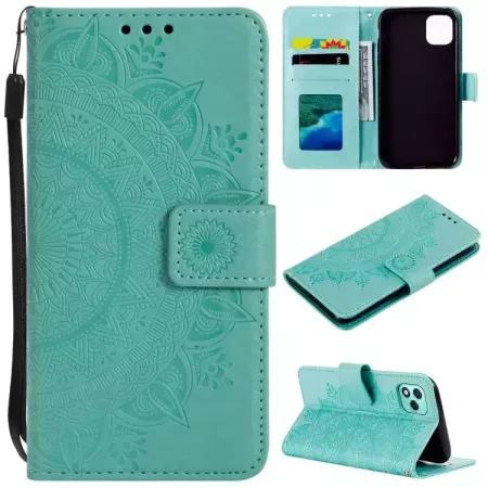 Honor 400 Lite mintunvihreä mandala suojakotelo