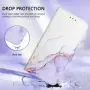 Honor 400 Lite valkoinen marmori suojakotelo kuvakulma 4