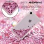 iPhone XR pinkki glitter hile suojakuori tuotekuva