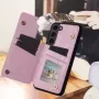 Samsung Galaxy S23 5G takakuori korttipaikoilla ja RFID-suojauksella - ruusu kansi avattuna