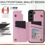 Samsung Galaxy S23 5G takakuori korttipaikoilla ja RFID-suojauksella - ruusu | Tyyliluuri.fi
