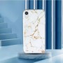 iPhone XR valkoinen marmori suojakuori tuotekuva