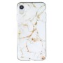 iPhone XR valkoinen marmori suojakuori