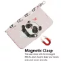 Honor 400 Lite panda suojakotelon kannessa on kätevä magneettikiinnitys.