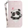 Honor 400 Lite panda suojakotelo takapuolelta kuvattuna.