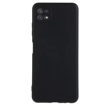 Samsung Galaxy A22 5G musta suojakuori edestä