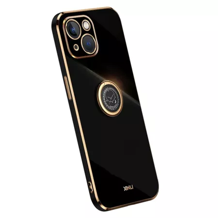 iPhone 13 musta sormuspidike suojakuori